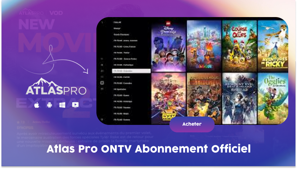 Atlas Pro ONTV Abonnement officiel